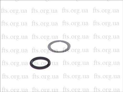 Кольцо металлическое с резинкой D14 * 1.5